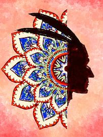 Profile & Mandala Essence in Watercolor by Atelier Monadikós