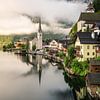 Hallstatt au lever du soleil sur Robin Oelschlegel