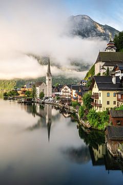 Hallstatt bij zonsopgang van Robin Oelschlegel