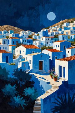 Greek village by Jan Bouma
