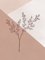 Neutrale Beige Tinten | Mid-Century Minimalistisch Abstract Modern Kunstwerk 04