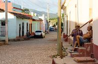 Cubans relaxing in Trinidad, Cuba by Olivier Van Acker thumbnail