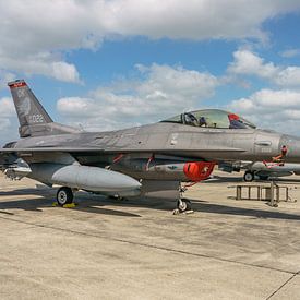 Two F-16's from the Oklahoma Air National Guard. by Jaap van den Berg