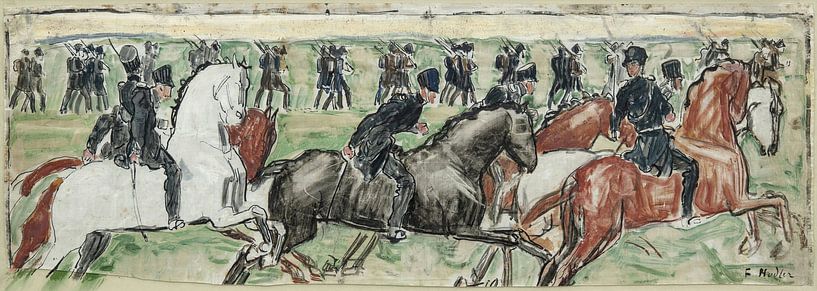 Composition study, Ferdinand Hodler by Masterful Masters