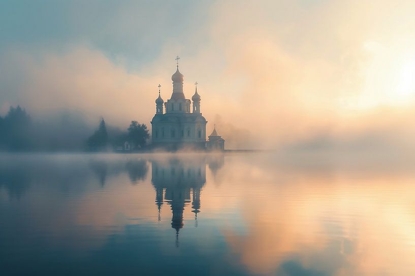 Kirchlicher Glanz im Abendlicht von fernlichtsicht