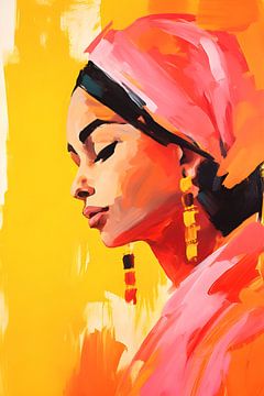 Colourful Portrait of India by But First Framing