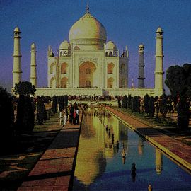 Taj Mahal - India by Bernd Georg Schwemmle
