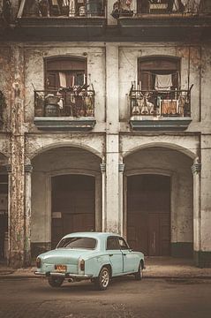voiture américaine classique à La Havane Cuba 7