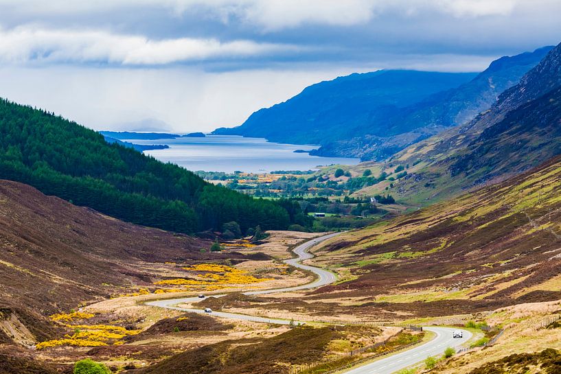 Glen Doherty Valley in the Highlands of Scotland by Werner Dieterich