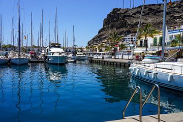 De haven van Mogan op Gran Canaria van Nicole