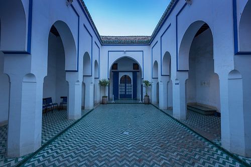 Cour du Palais de la Bahia à Marrakech