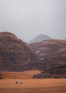Landschap Wadi Rum Woestijn Jordanië II van fromkevin