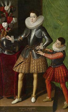 Portret Giuliano II Cesarini op 14-jarige leeftijd, Sofonisba Anguissola