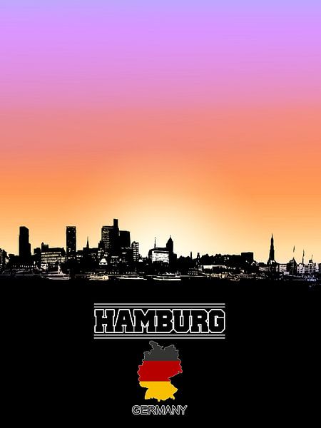 Hamburg von Printed Artings