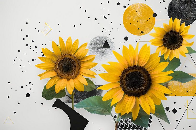 Sunflowers by Poster Art Shop