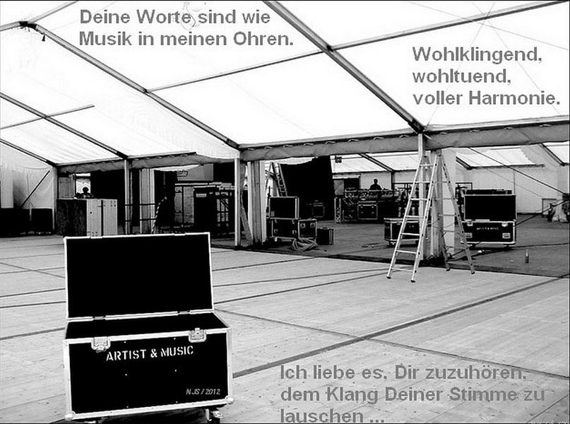 Your words are like music to my ears. by Norbert Sülzner