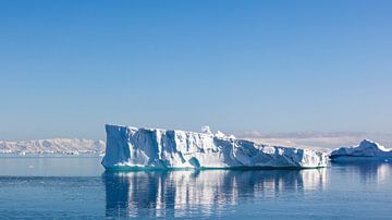 Floating Icebergs around Portal Point by Hillebrand Breuker