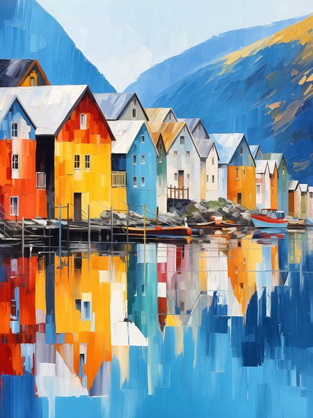 Noorse fjord van ARTemberaubend