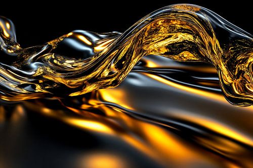 Abstract Alchemy - Golden Elixir II