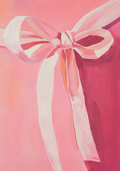 Ribbon Preppy Pink Gift by Niklas Maximilian