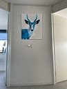 Klantfoto: Blauwe Hert van But First Framing