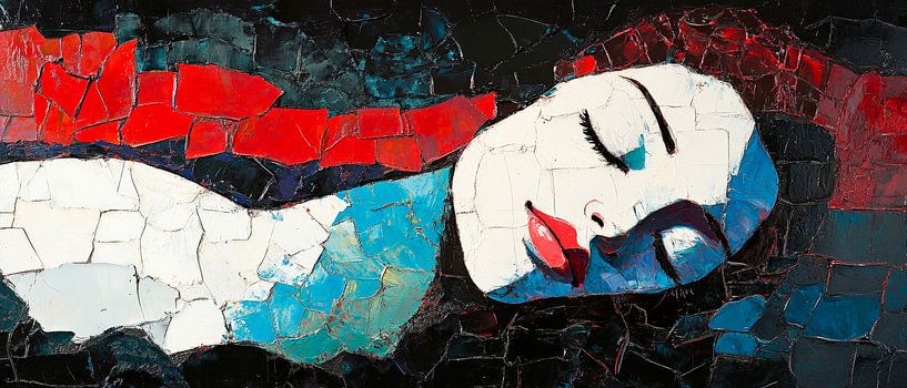 Un calme de rêve dans des couleurs vives par Poster Art Shop