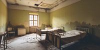 Dormitory in an abandoned hospital