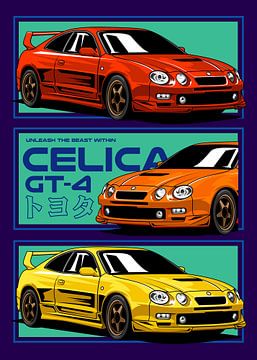 Toyota Celica GT 4 Auto van Adam Khabibi