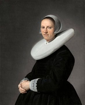 Portret van een 17e eeuwse dame