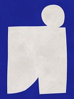 Abstract kobaltblauw 5