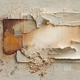 Abstract Painting - Beige Restful and Organic by Joriali Abstract