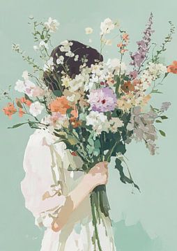 Boeket bloemen van Niklas Maximilian