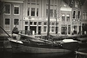 zeilboot in Delfshaven von Lukas van der Burg