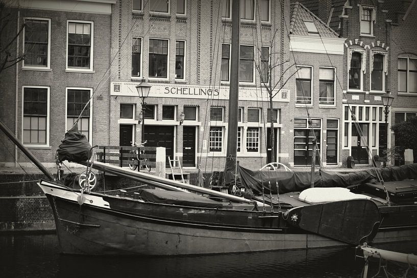zeilboot in Delfshaven von Lukas van der Burg