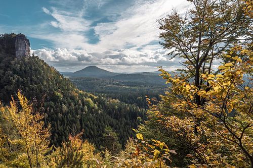 Gabrielensteig, Boheems Zwitserland - Vleugelmuur en Rozenberg