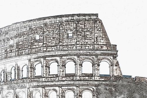 Colosseum Rome, Italië van Gunter Kirsch