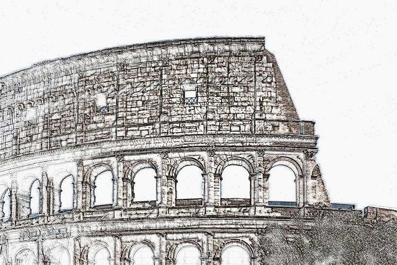 Colisée de Rome, Italie par Gunter Kirsch