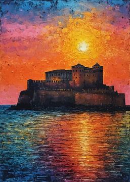 Castel Nuovo Sonnenuntergang von MIROKKU