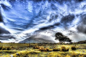 Zicht op Ben Glamaig, Isle of Skye