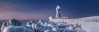 Vuurtoren Sassnitz op het eiland Rügen in de diepe winter van Voss Fine Art Fotografie thumbnail