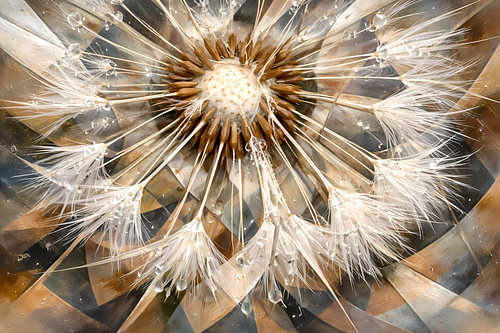 Paardebloem abstract