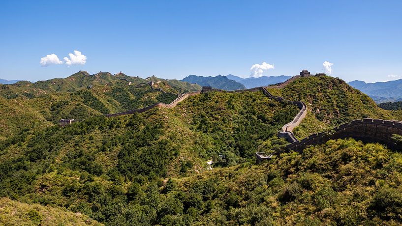Die Große Mauer bei Jinshanling in China von Roland Brack