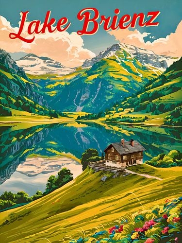 Vue sereine sur le lac de Brienz