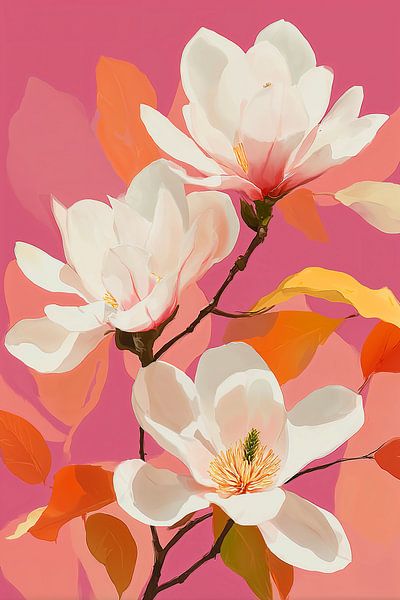 Magnolien in Pink Nr. 1 von Studio BB