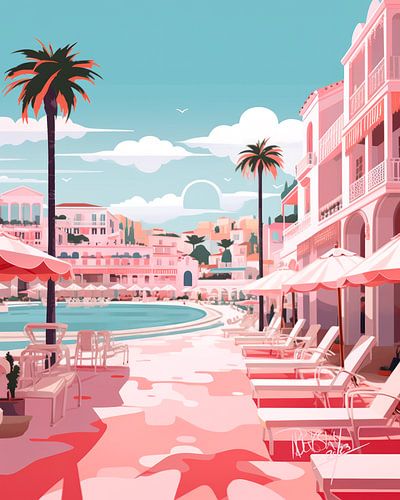 Illustration d'un sentiment d'été à St Tropez III