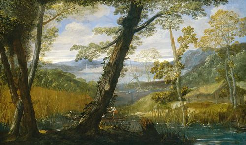 Annibale Carracci~Landschap van de rivier