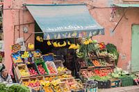 Obstverkäufer in Marrakesch