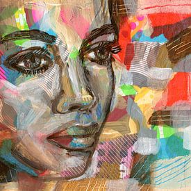 Ein farbenfrohes Porträt von ART Eva Maria