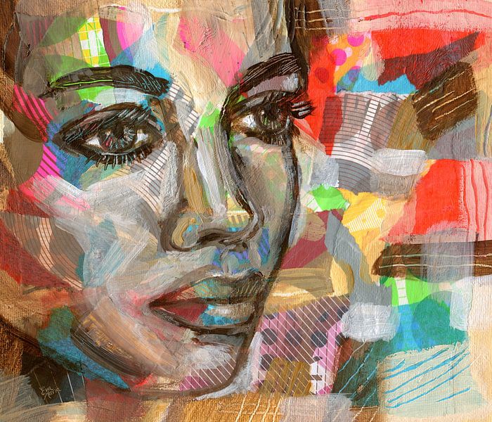 Un portrait haut en couleur par ART Eva Maria