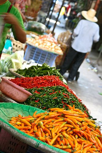 Scherpte langs de weg